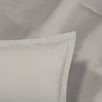 Ensemble de draps satin de coton - Uni 1 baratta Taupe 01