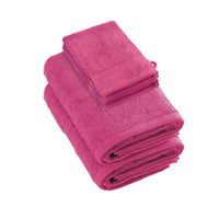 Ensemble de linge de bain 6 pièces (2 serviettes + 4 gants) - 100 % coton peigné - Azur - CXL by Christian Lacroix Maison
