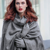 Gants cachemire - Gris - CXL by Christian Lacroix Maison