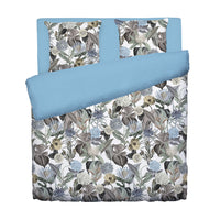 Housse de couette satin de coton - Garden bleu clair - CXL by Christian Lacroix Maison