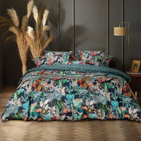 Housse de couette satin de coton - Zanzibar bleu - CXL by Christian Lacroix Maison