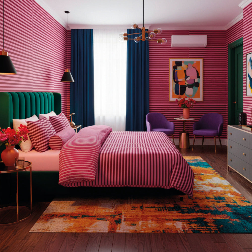 Housse de couette + taie(s) d’oreiler - Eclat Rose