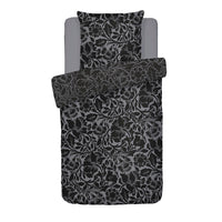 Housse de couette + taie(s) d'oreiller satin de coton - Anthracite - CXL by Christian Lacroix Maison