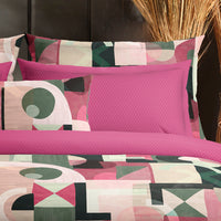 Housse de couette + taie(s) d'oreiller satin de coton - Collage Baie sauvage - CXL by Christian Lacroix Maison
