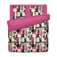 Housse de couette + taie(s) d'oreiller satin de coton - Collage Baie sauvage - CXL by Christian Lacroix Maison