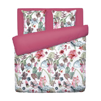 Housse de couette + taie(s) d'oreiller satin de coton - Exotique Framboise - CXL by Christian Lacroix Maison