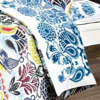 Housse de couette + taie(s) d'oreiller satin de coton - Love stories multicolor - CXL by Christian Lacroix Maison