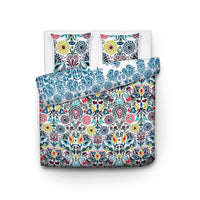 Housse de couette + taie(s) d'oreiller satin de coton - Love stories multicolor - CXL by Christian Lacroix Maison