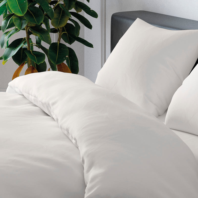 Housse de couette + taie(s) d'oreiller satin de coton - Taupe - CXL by Christian Lacroix Maison