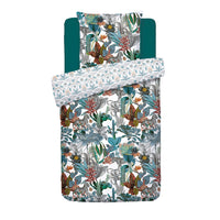 Housse de couette + taie(s) d'oreiller satin de coton -Zanzibar blanc - CXL by Christian Lacroix Maison