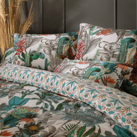 Housse de couette + taie(s) d'oreiller satin de coton -Zanzibar blanc - CXL by Christian Lacroix Maison