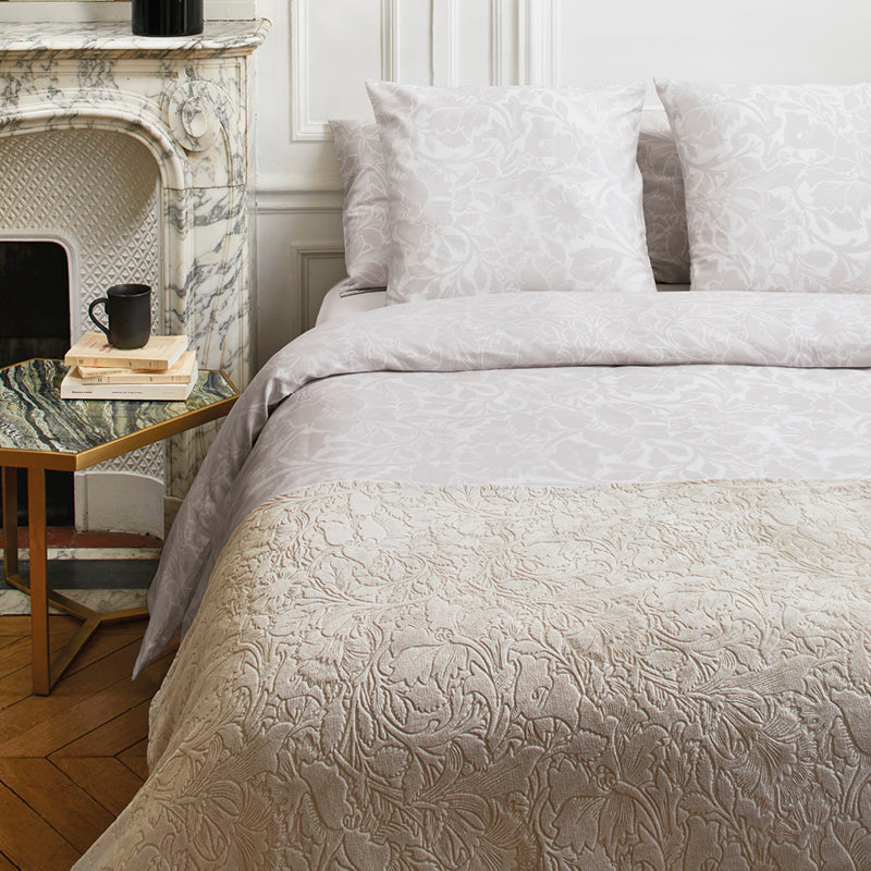 Maxi plaid/couvre-lit - Arabesque taupe - CXL by Christian Lacroix Maison