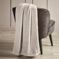 Maxi plaid/couvre-lit - Arabesque taupe - CXL by Christian Lacroix Maison