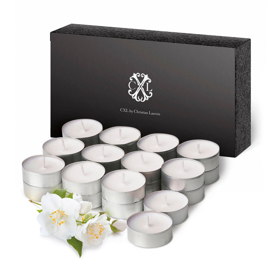 Pack de 24 bougies chauffe-plats parfumés - Ylang & Jasmin