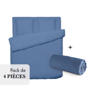 Pack L'essentiel - Rayures tissé Bleu - CXL by Christian Lacroix Maison