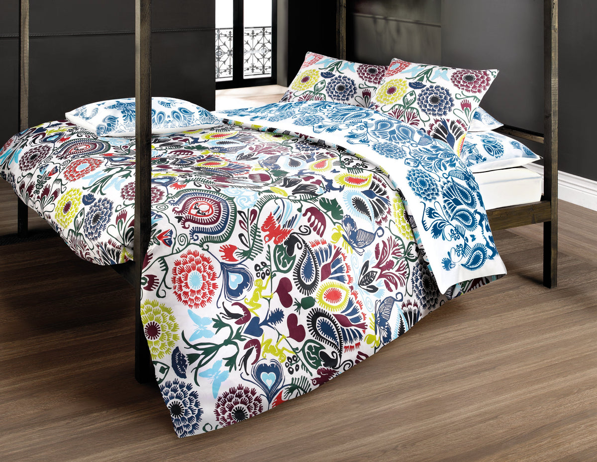 Pack linge de lit - Parure Love stories Mulitcolor + Drap-housse blanc cassé - CXL by Christian Lacroix Maison