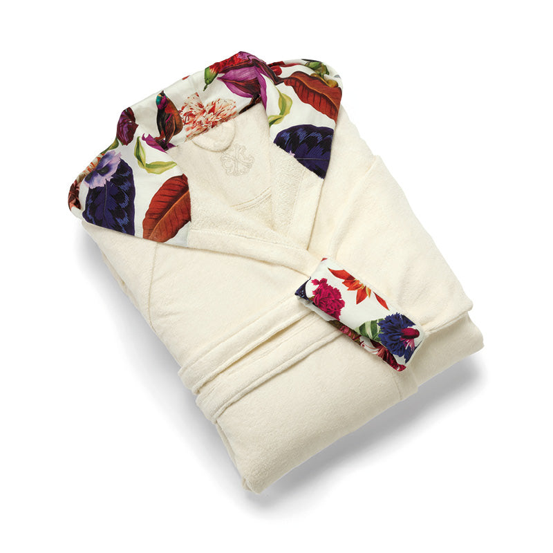 Peignoir avec capuche - Tropica vanille - CXL by Christian Lacroix Maison