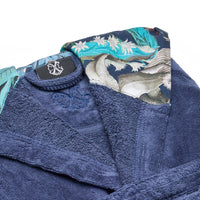 Peignoir avec capuche - Zanzibar Bleu foncé - CXL by Christian Lacroix Maison