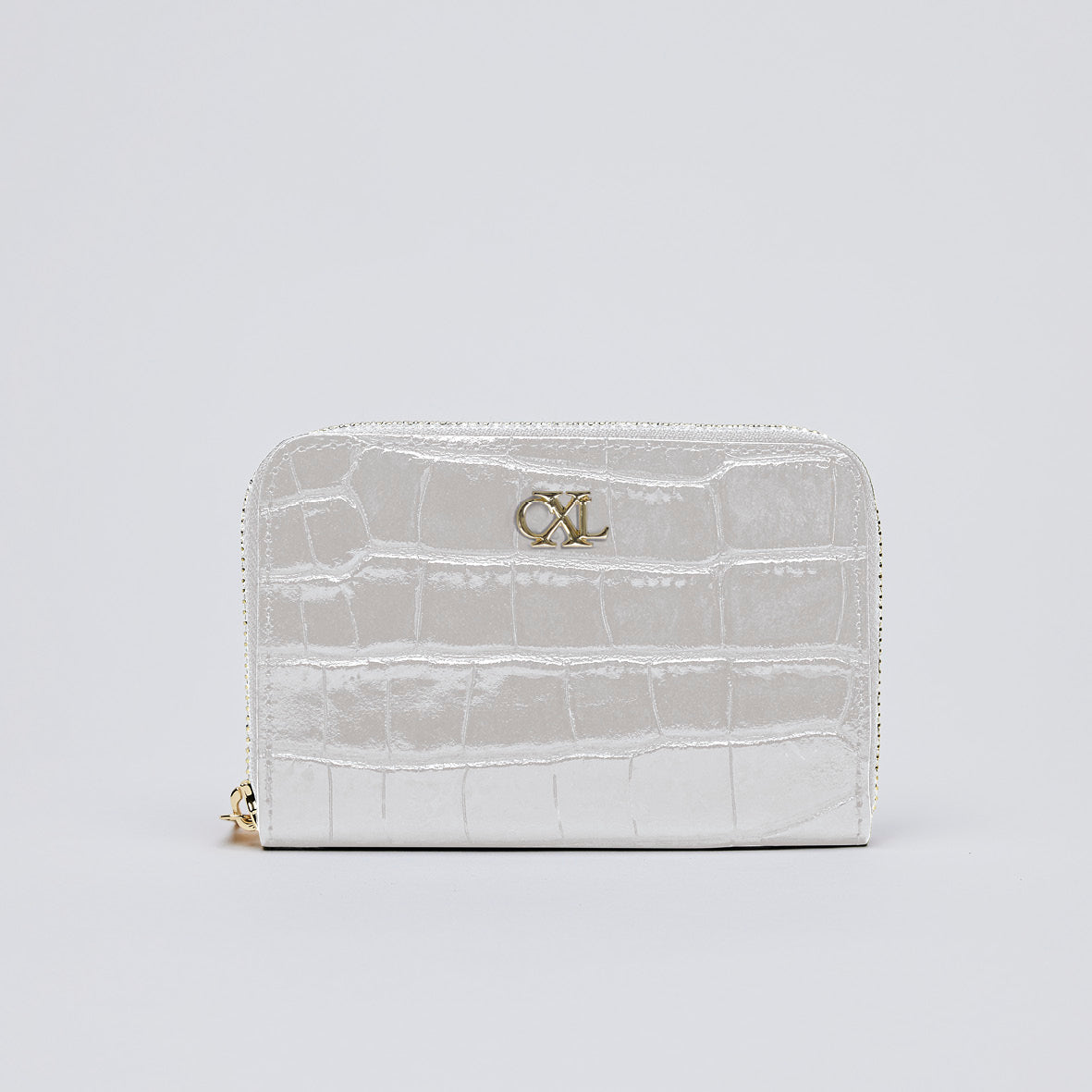 Petit portefeuille Tuilerie en cuir croco italien - CXL by Christian Lacroix Maison
