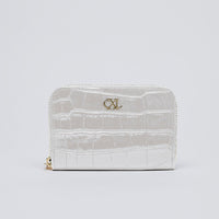 Petit portefeuille Tuilerie en cuir croco italien - CXL by Christian Lacroix Maison