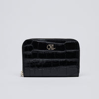 Petit portefeuille Tuilerie en cuir croco italien - CXL by Christian Lacroix Maison