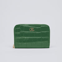 Petit portefeuille Tuilerie en cuir croco italien - CXL by Christian Lacroix Maison