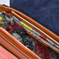 Petit sac à main Haussmann en cuir croco et rabat cuir lisse - CXL by Christian Lacroix Maison