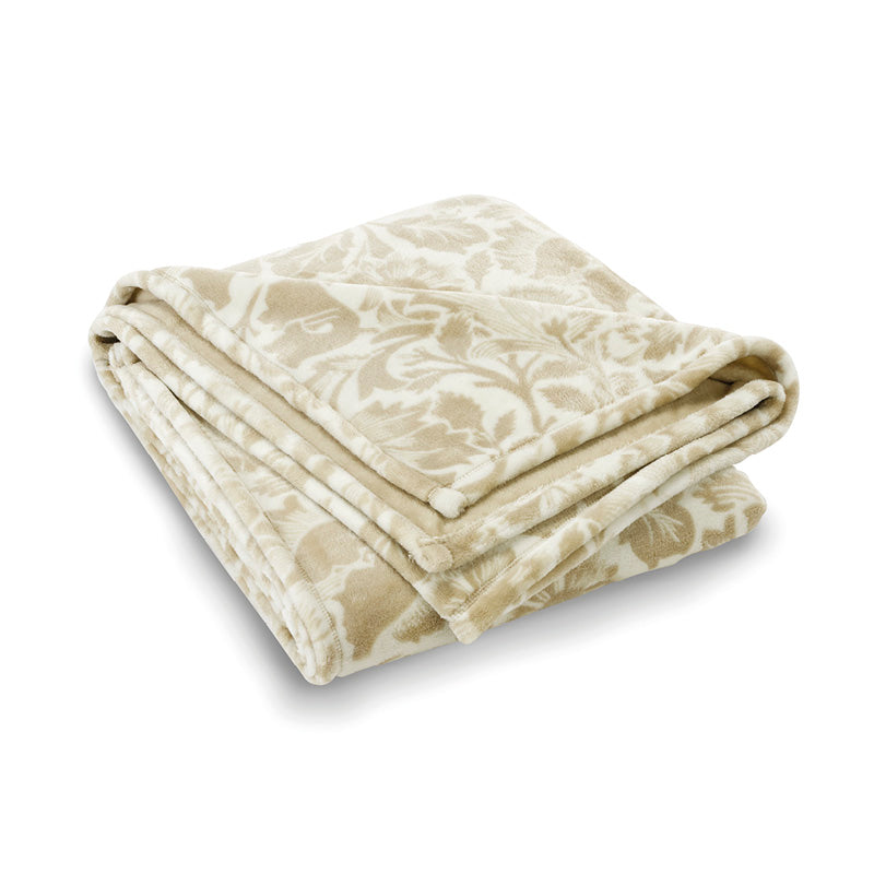 Plaid - 130 x 160 cm - Arabesque Taupe - CXL by Christian Lacroix Maison