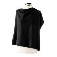 Poncho cachemire - Noir - CXL by Christian Lacroix Maison