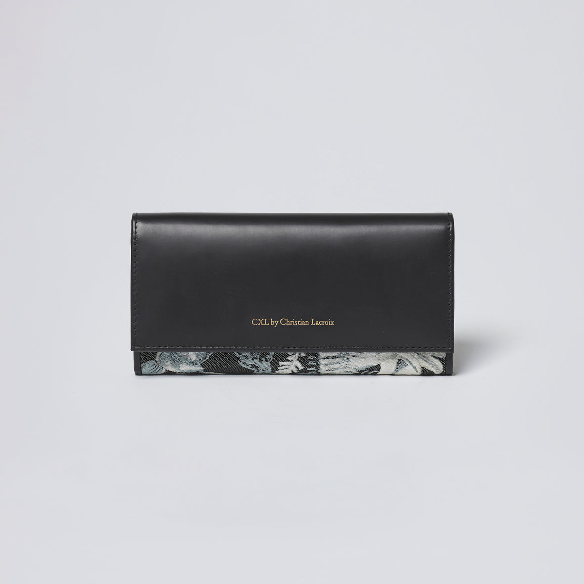 Portefeuille Alba en cuir et jacquard Zanzibar - CXL by Christian Lacroix Maison
