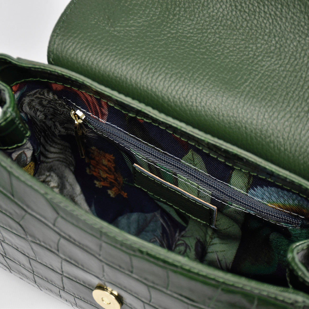 Sac à bandoulière Cremieux en cuir croco italien - CXL by Christian Lacroix Maison