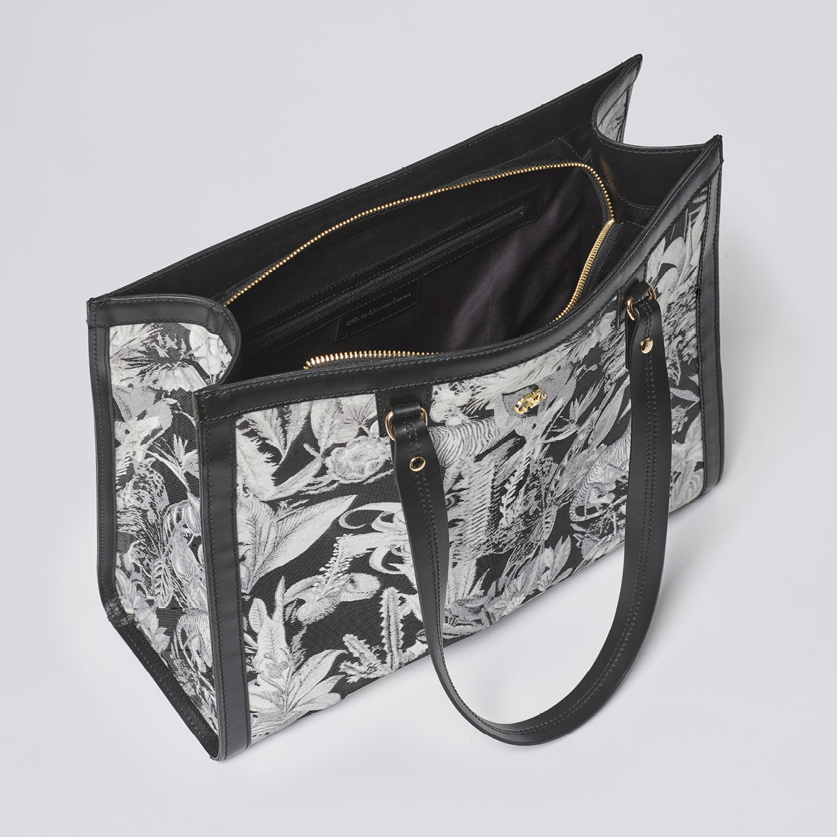 Sac à main Apolline en cuir et jacquard Zanzibar - CXL by Christian Lacroix Maison