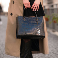 Sac à main Montaigne en cuir croco italien - CXL by Christian Lacroix Maison