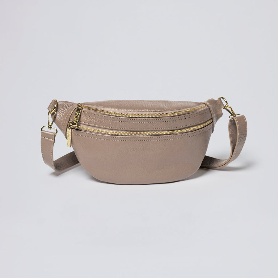Sac banane Abbesses en cuir de veau