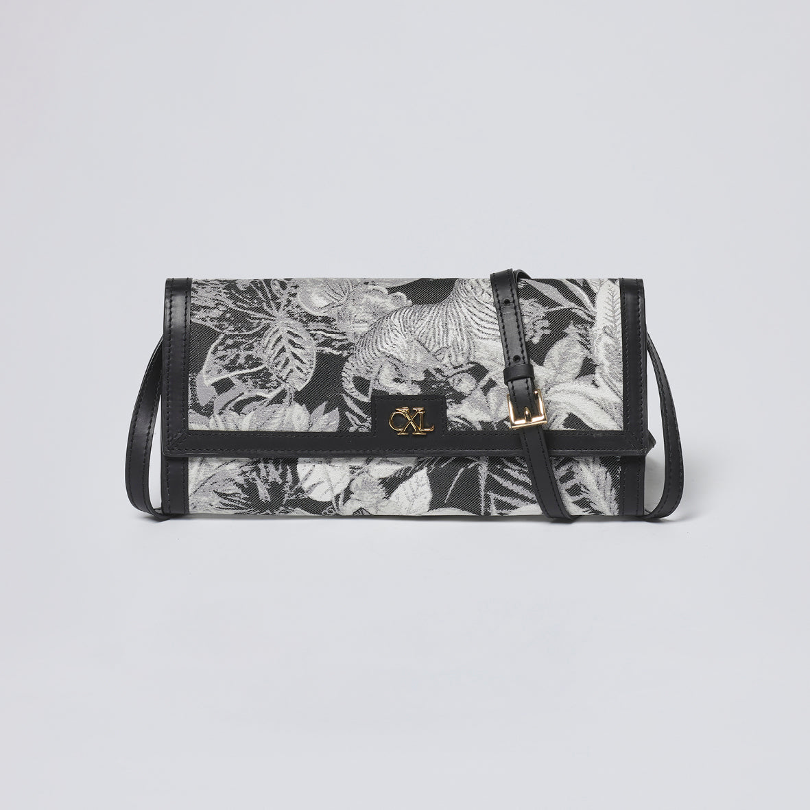 Sac bandoulière Anna en cuir et jacquard Zanzibar - CXL by Christian Lacroix Maison