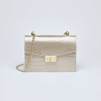 Sac bandoulière Peuplier en cuir croco - CXL by Christian Lacroix Maison