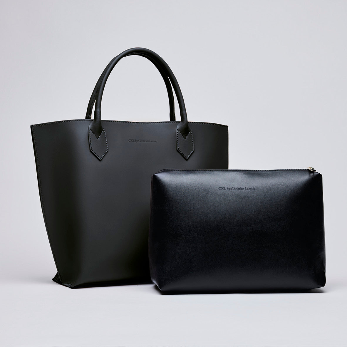 Sac cabas George V en cuir de veau italien avec pochette amovible - CXL by Christian Lacroix Maison