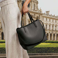 Sac cabas Rivoli en cuir de veau italien avec pochette amovible - CXL by Christian Lacroix Maison