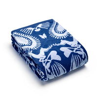 Serviette de plage Love Stories Bleu foncé - 90 x 180 cm - CXL by Christian Lacroix Maison