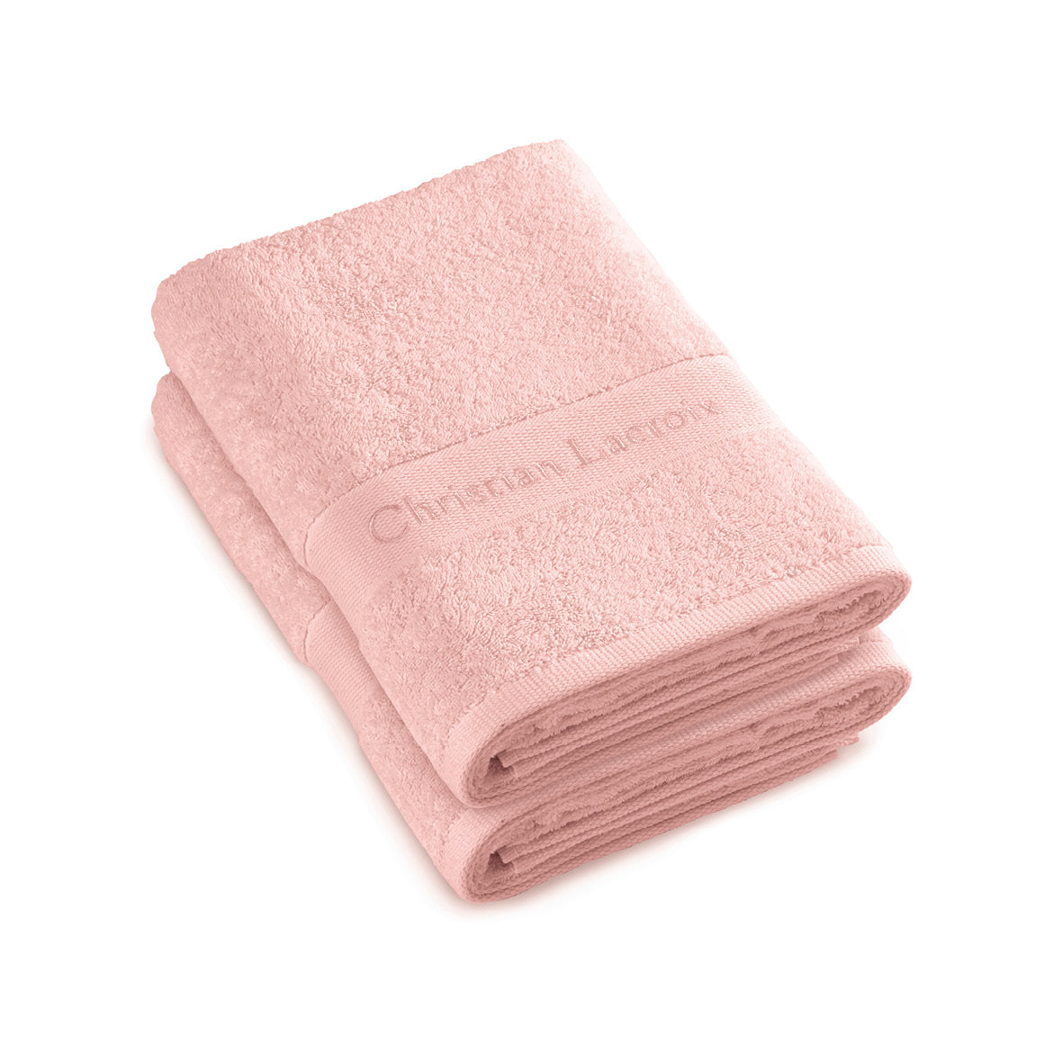 Set de 2 draps de bain - Rose saumon