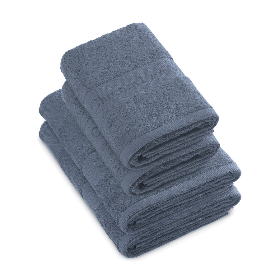 Set de 2 serviettes et 2 draps de bain