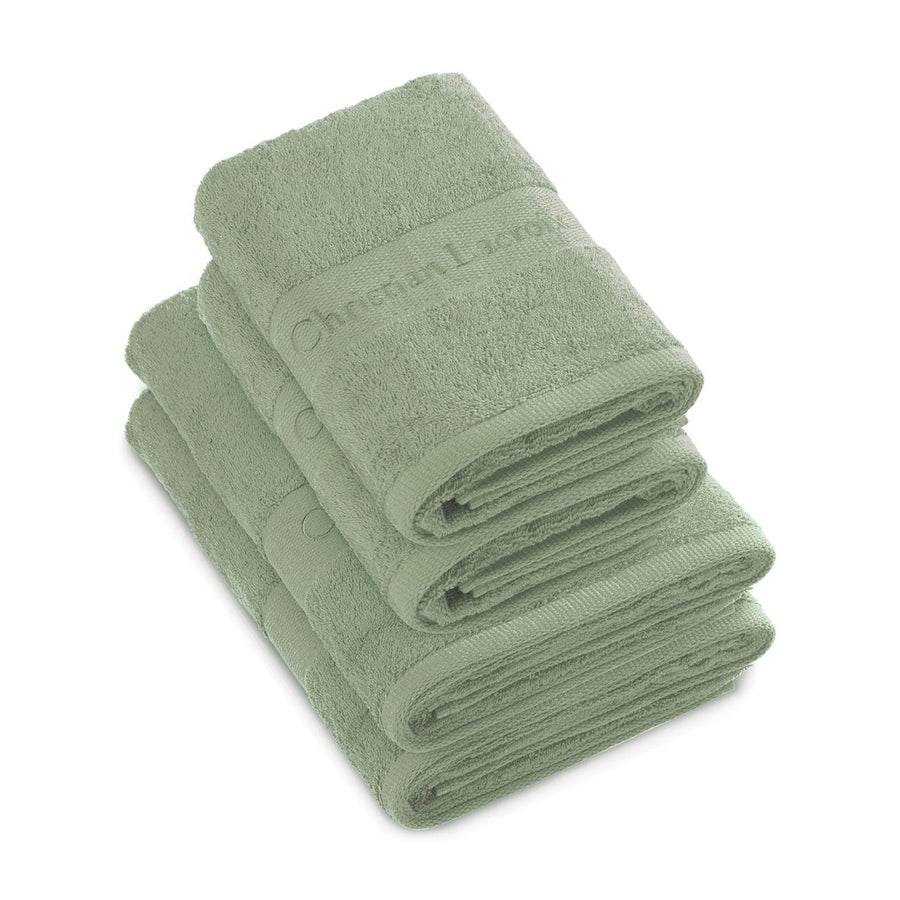 Set de 2 serviettes et 2 draps de bain