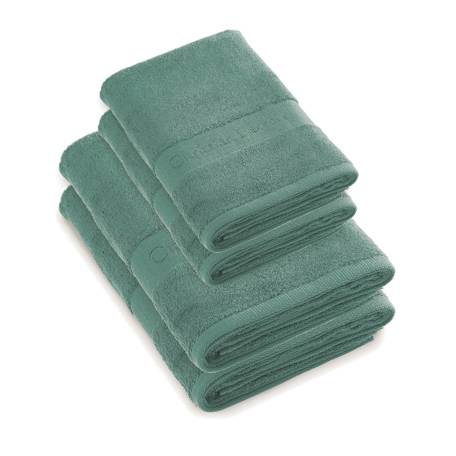 SET DE 2 SERVIETTES ET 2 DRAPS DE BAIN
