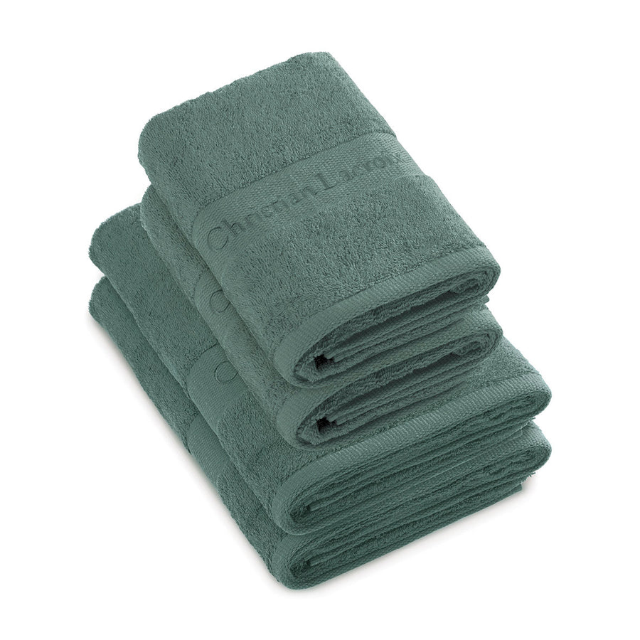Set de 2 serviettes et 2 draps de bain