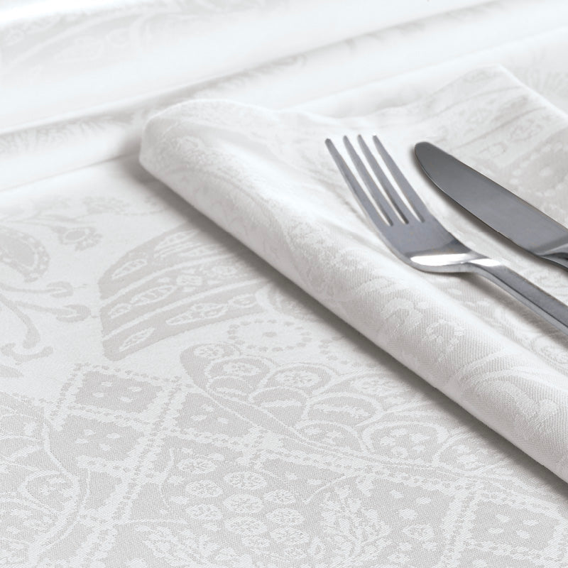 Set de 4 serviettes - Arles blanc - CXL by Christian Lacroix Maison