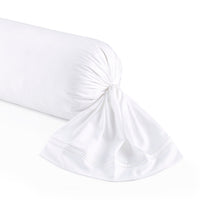 Taie de traversin satin de coton - Nîmes Blanc / Blanc - CXL by Christian Lacroix Maison