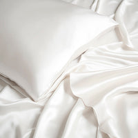 Taie d'oreiller en soie - Brume de soie Blanc - CXL by Christian Lacroix Maison