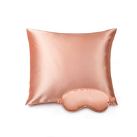 Taie d'oreiller + masque de nuit en soie - Brume de soie Or rose - CXL by Christian Lacroix Maison