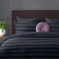 Taie d'oreiller satin de coton - Eclipse Bleu foncé - CXL by Christian Lacroix Maison