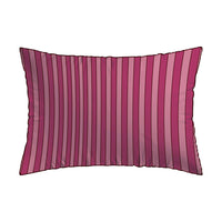 Taie d’oreiller satin de coton - Faisceau Rose - 2 x (50 x 70 cm)